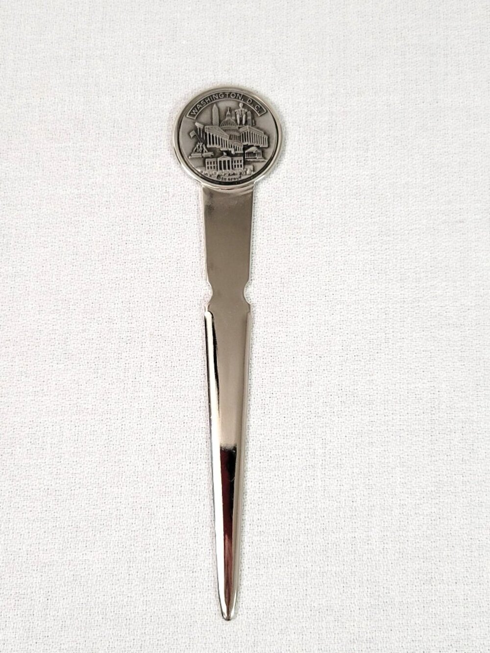 Vintage Washington DC Souvenir Letter Opener SII Berne Metal Capitol Lincoln MCM